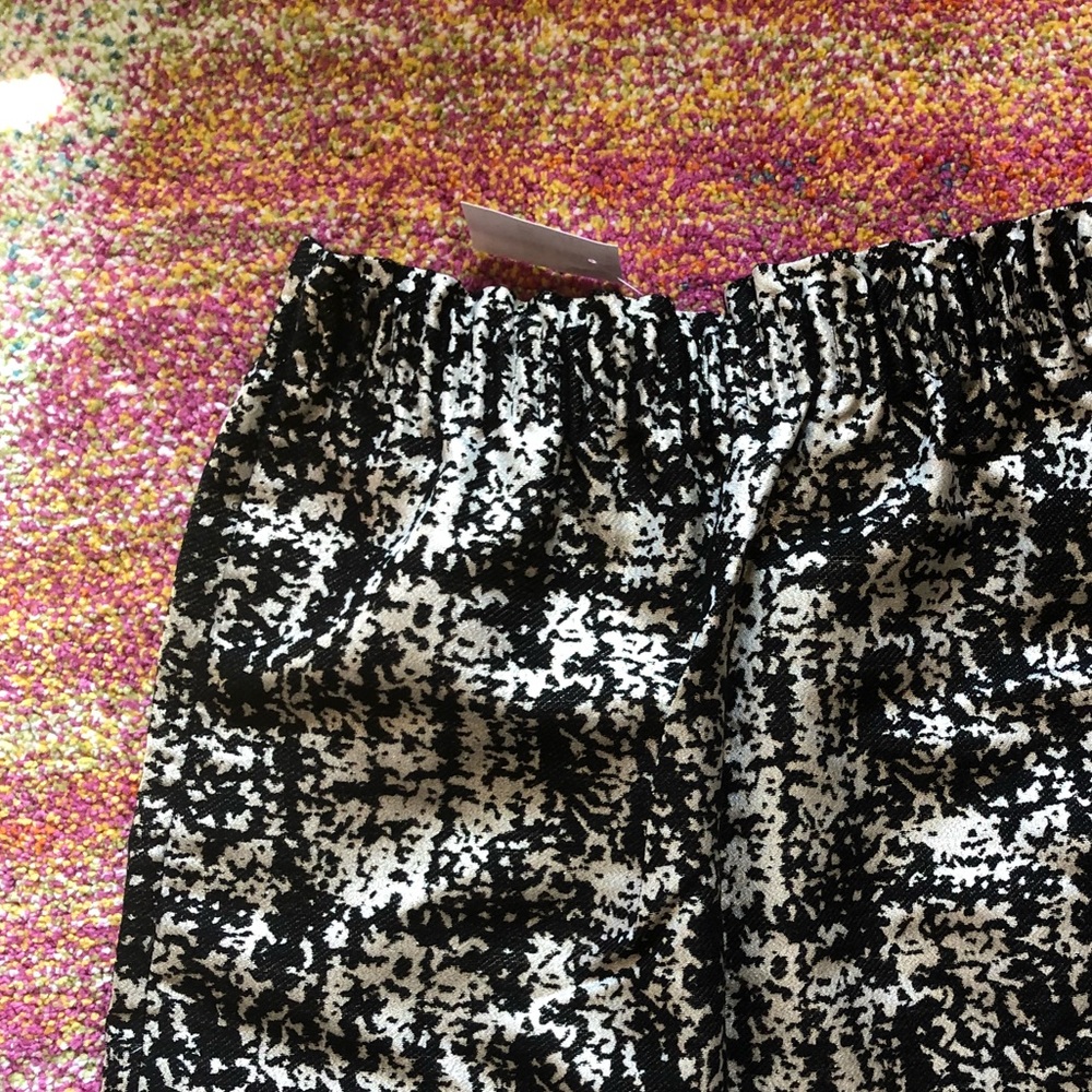 J Crew metallic mini skirt